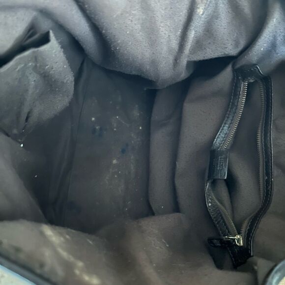 Vintage Gucci canvas leather Sherry tote with charms - Picture 9 of 14